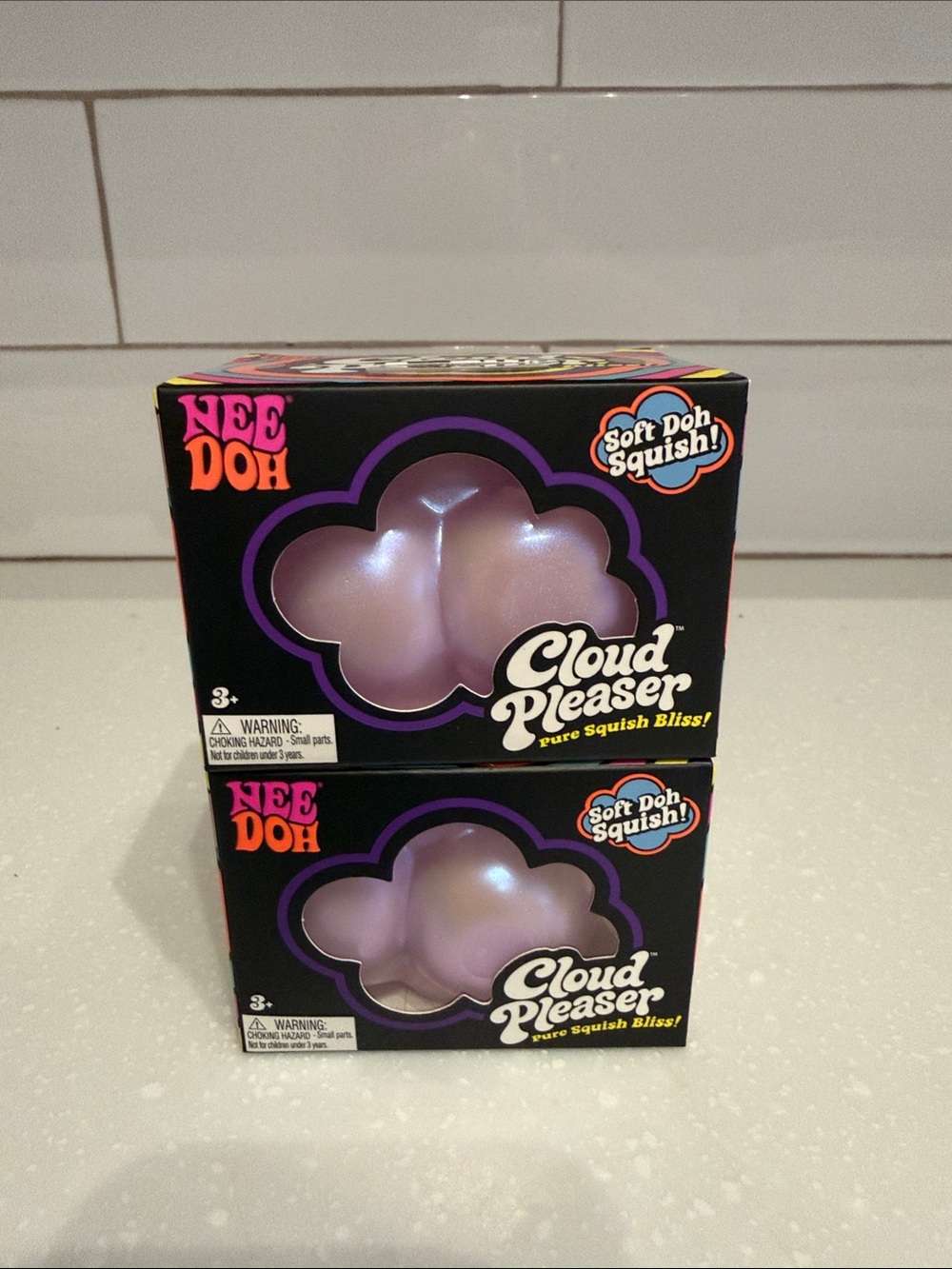Needoh Pleaser Cloud Pleaser Soft Squish New Iridescent Light Purple - One